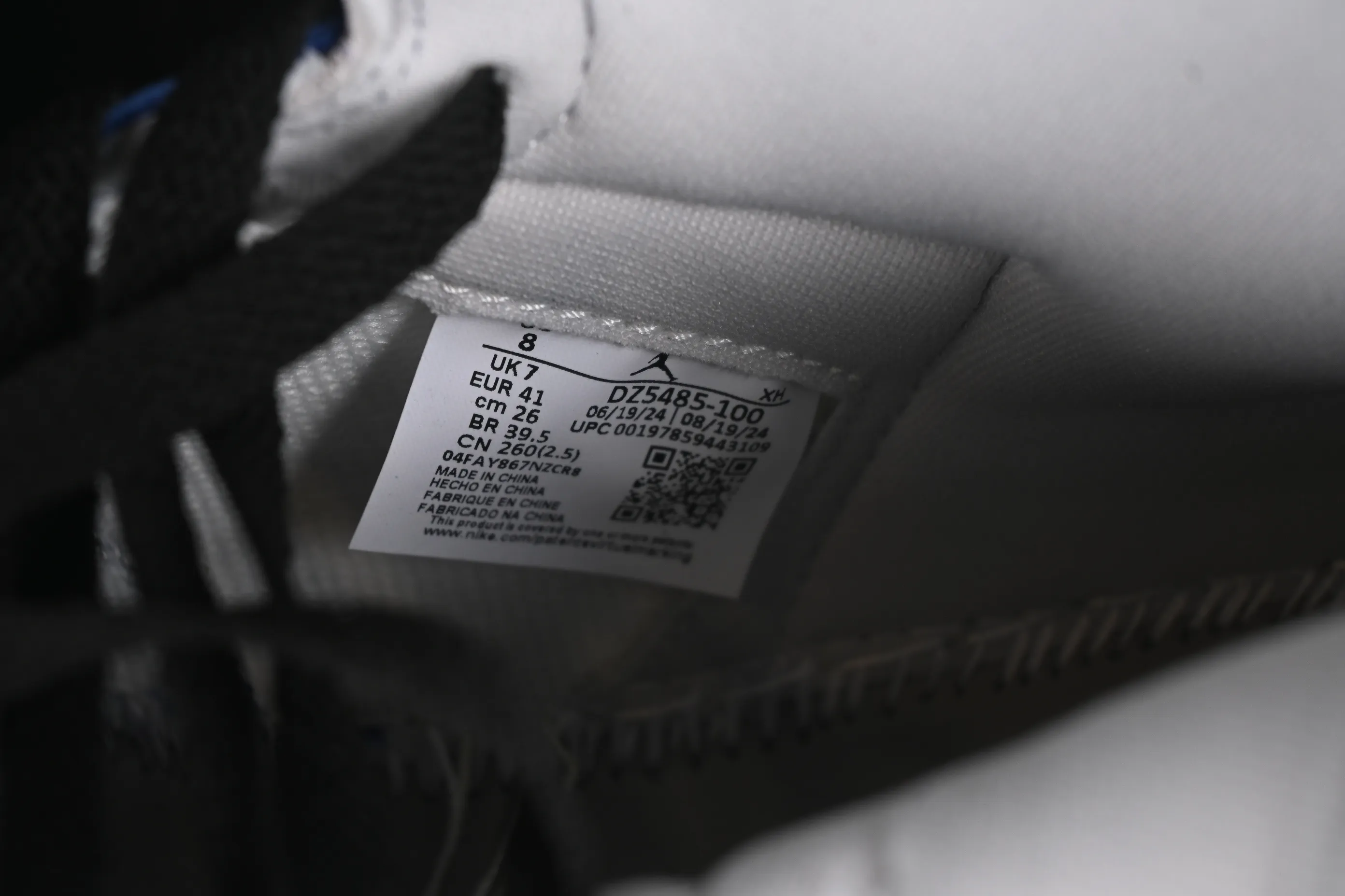 All categories Air Jordan Jordan series basketball shoes Air Jordan 1 High Air Jordan 1 Retro High "White Deep Royal Blue" AJ1 Joe 1 navy white and blue high-top basketball shoes DZ5485-100